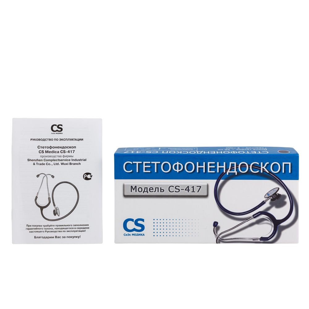 Стетофонендоскоп "CS-417" (синий)
